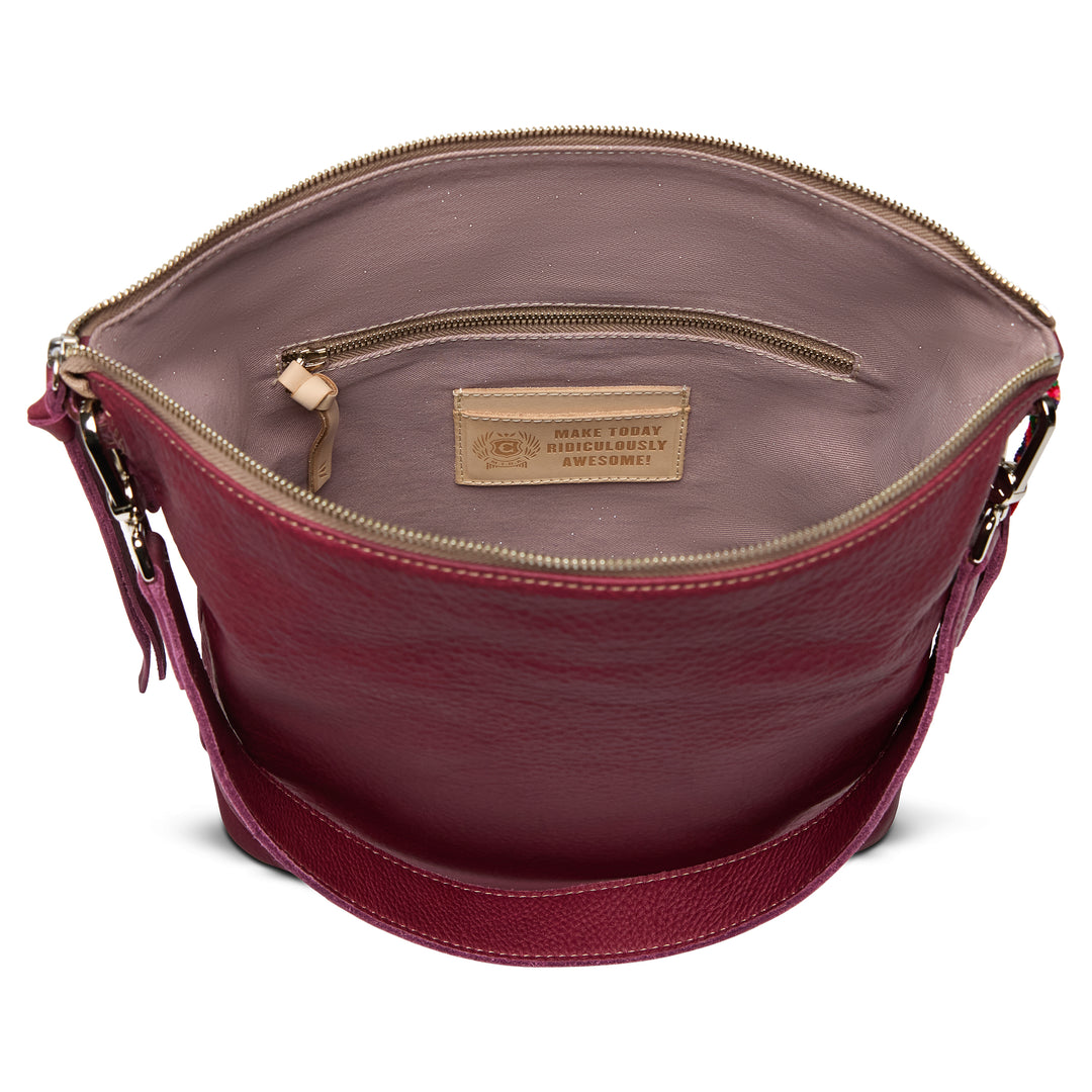 Consuela | Plum Hobo Bag