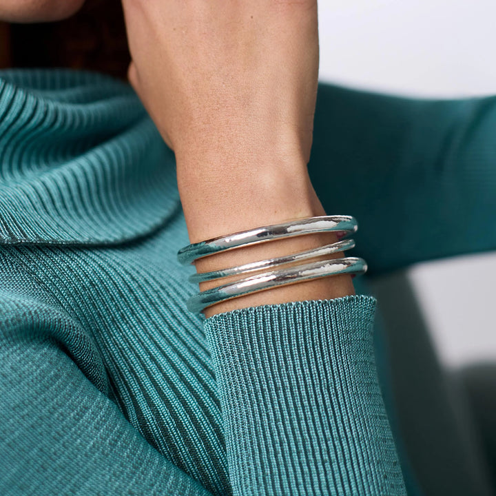 Julie Vos | Havana Bangle in Silver