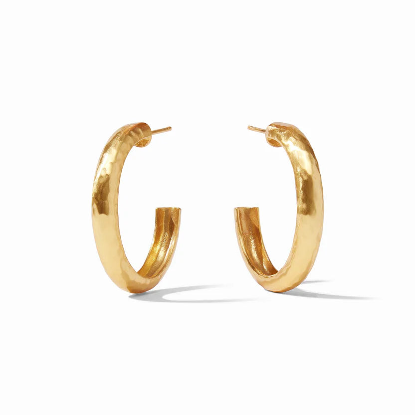 Julie Vos | Havana Medium Hoop Earrings in Gold