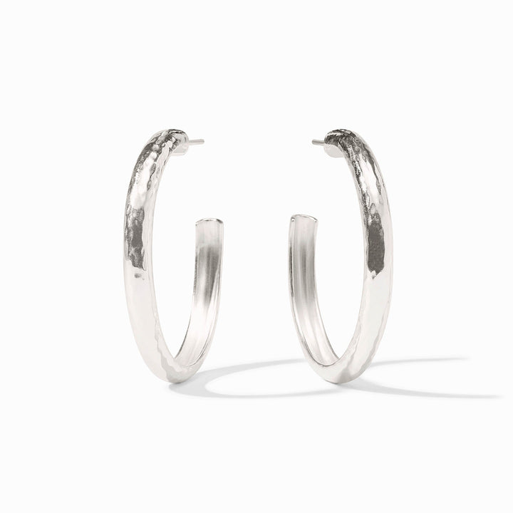 Julie Vos | Havana Hoop Earrings in Silver
