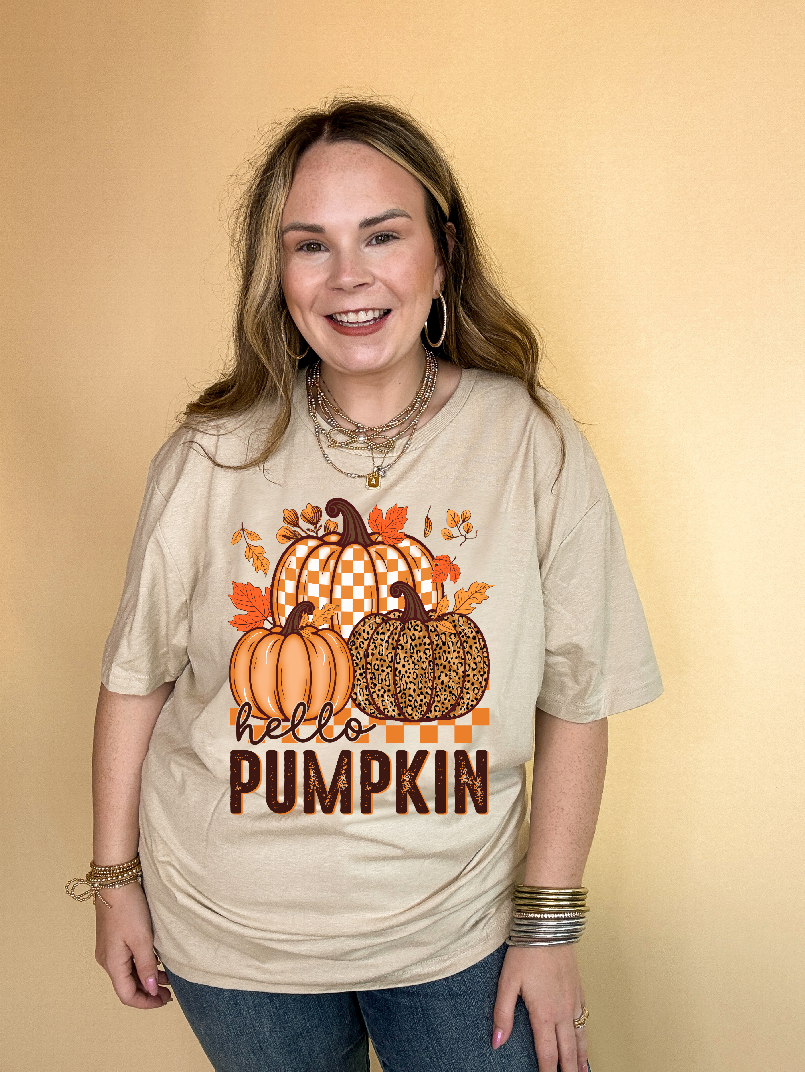 Online Exclusive | Hello Pumpkin Graphic Tee in Multiple Color Options