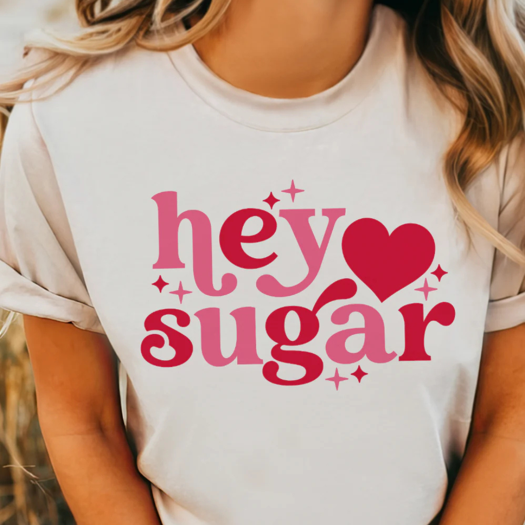 Online Exclusive | Hey Sugar Heart Graphic Tee in Cream