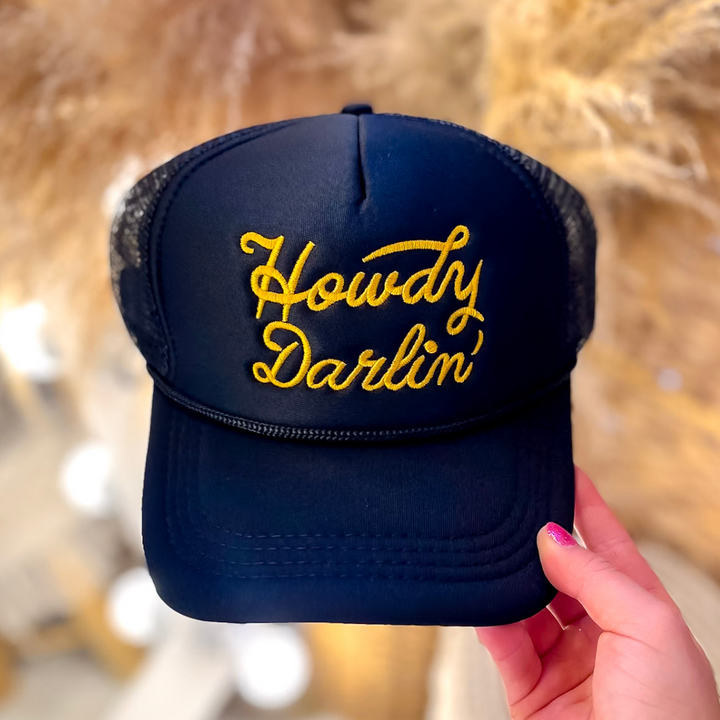 Howdy Darlin Trucker Cap in Multiple Color Options