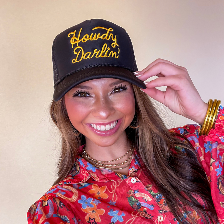 Howdy Darlin Trucker Cap in Multiple Color Options