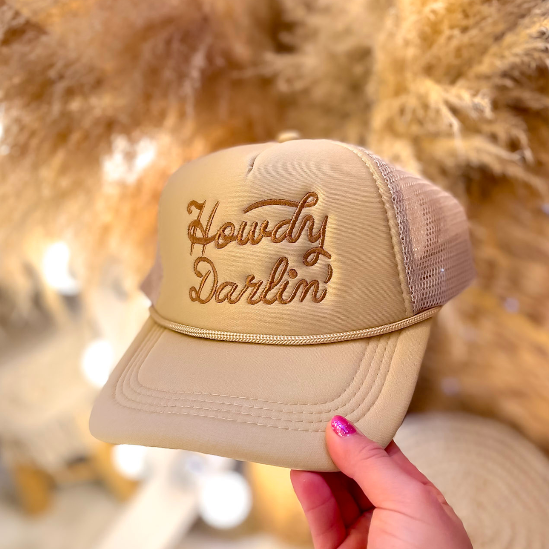 Howdy Darlin Trucker Cap in Multiple Color Options