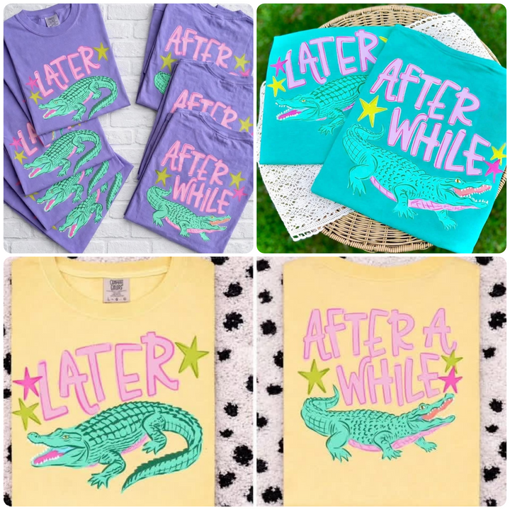 Online Exclusive | Later Gator, After While Crocodile Graphic Tee in Multiple Color Options