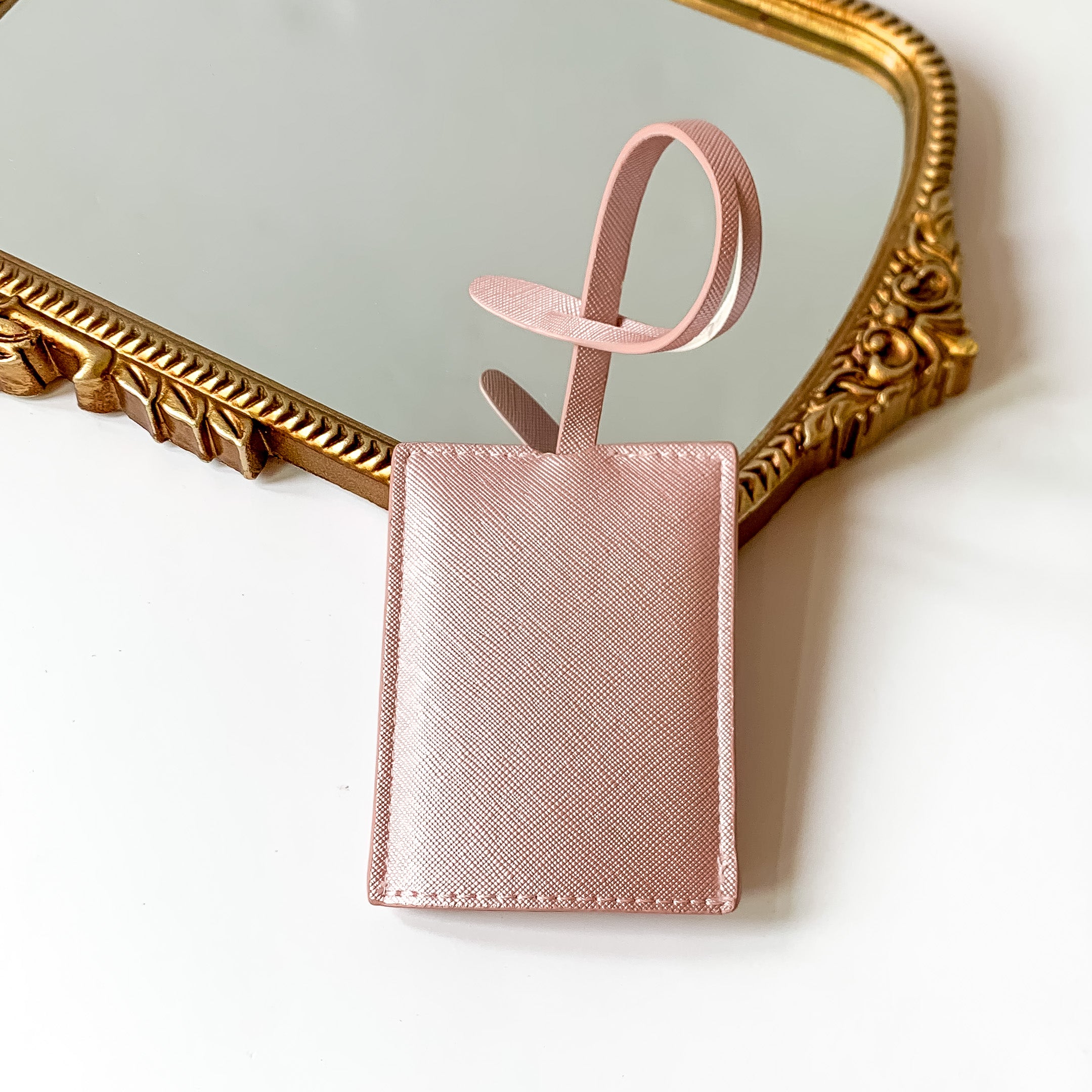 Hollis | Luggage Tag in Blush - Giddy Up Glamour Boutique