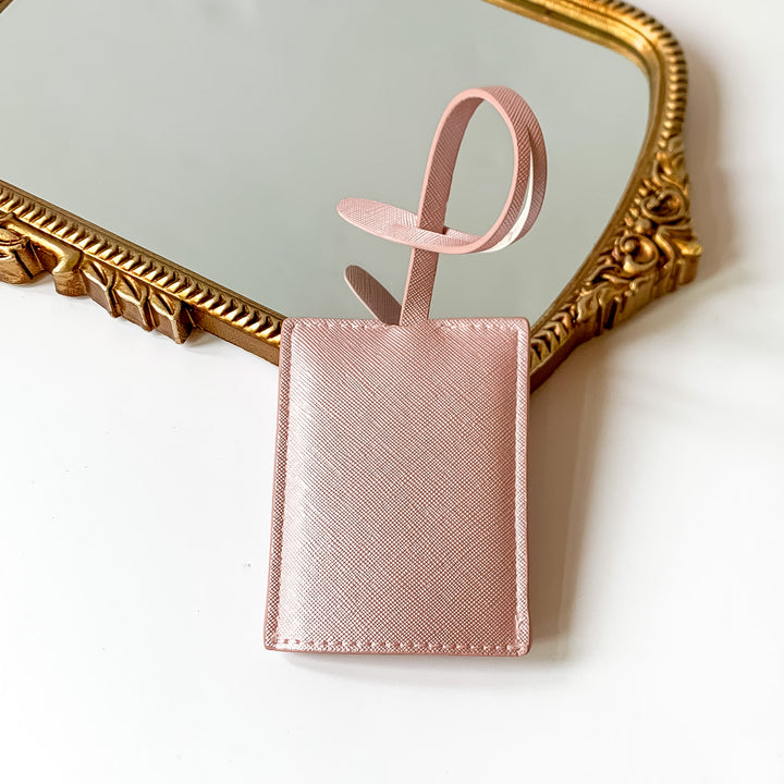 Hollis | Luggage Tag in Blush - Giddy Up Glamour Boutique