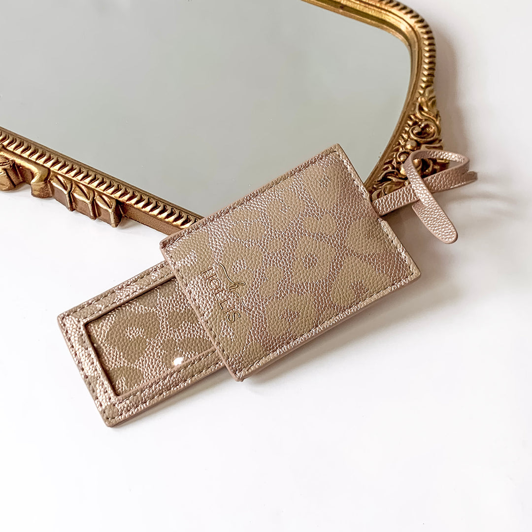 Hollis | Luggage Tag in Leopard - Giddy Up Glamour Boutique