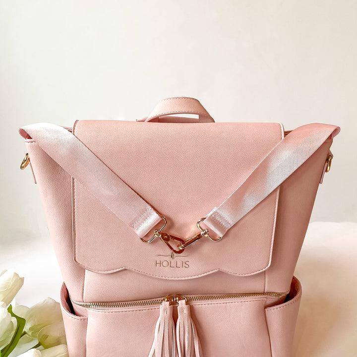 Hollis | Diaper Bag in Blush - Giddy Up Glamour Boutique