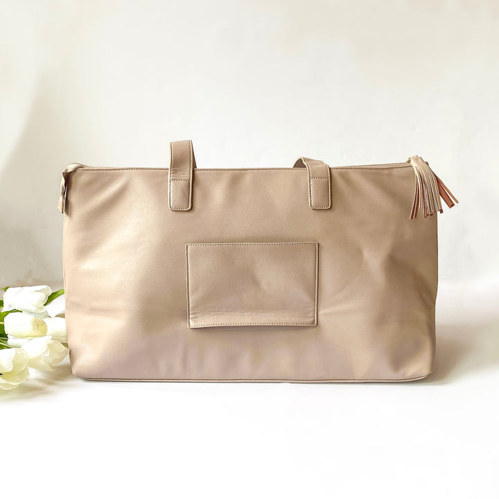 Hollis | Slumber Party Overnighter in Nude - Giddy Up Glamour Boutique