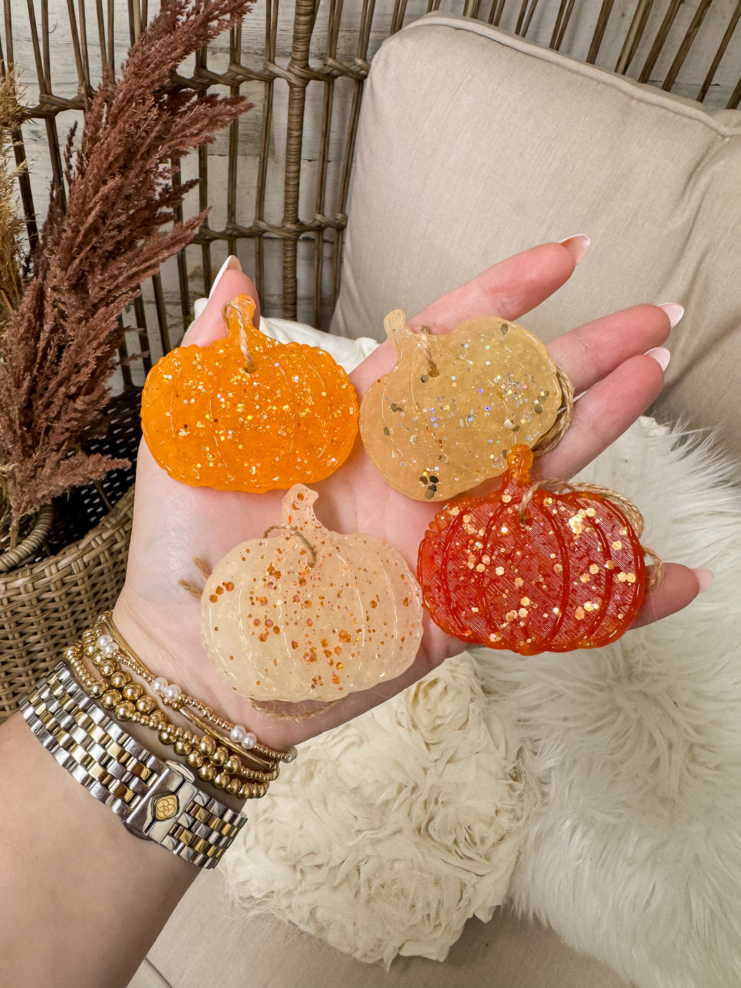 Mini Fall Pumpkin Freshie in Various Scents