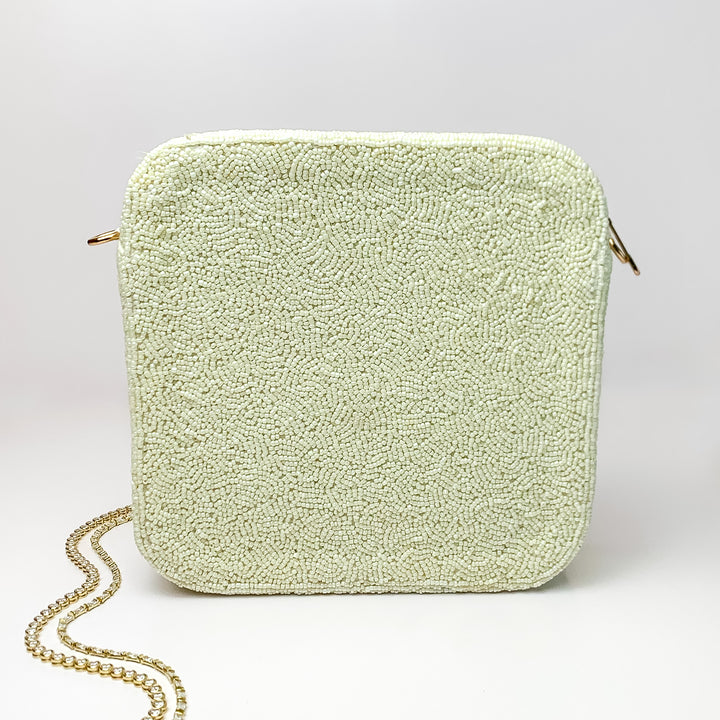 Favorite Day Beaded Bride Purse in Ivory - Giddy Up Glamour Boutique