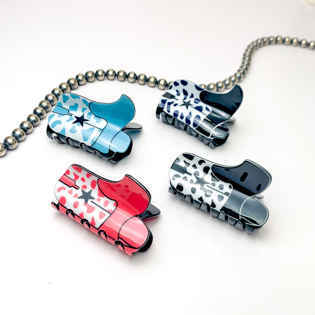 Chance To Charm Cowboy Boot Hair Clip in Various Styles - Giddy Up Glamour Boutique