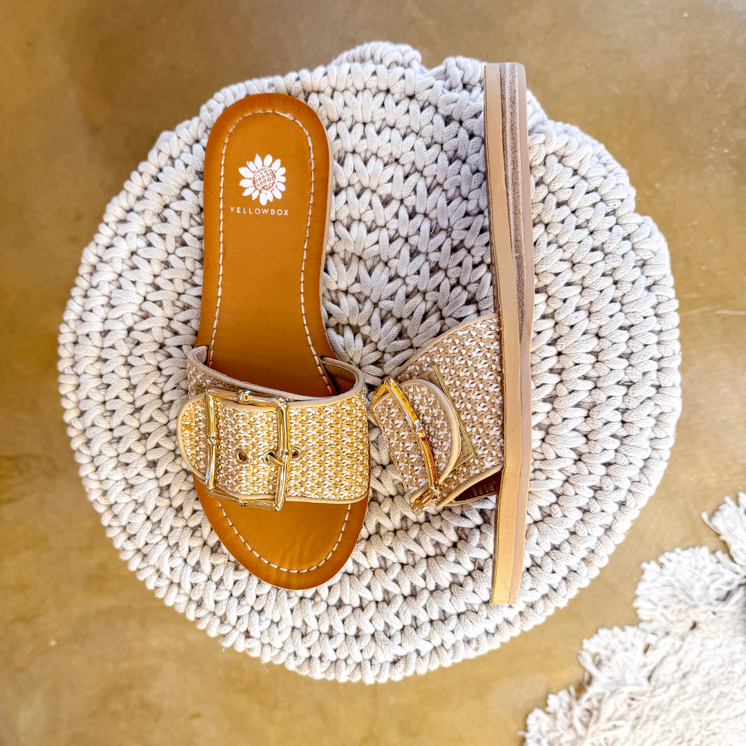 Yellow Box | Helden Slide Sandal in Natural