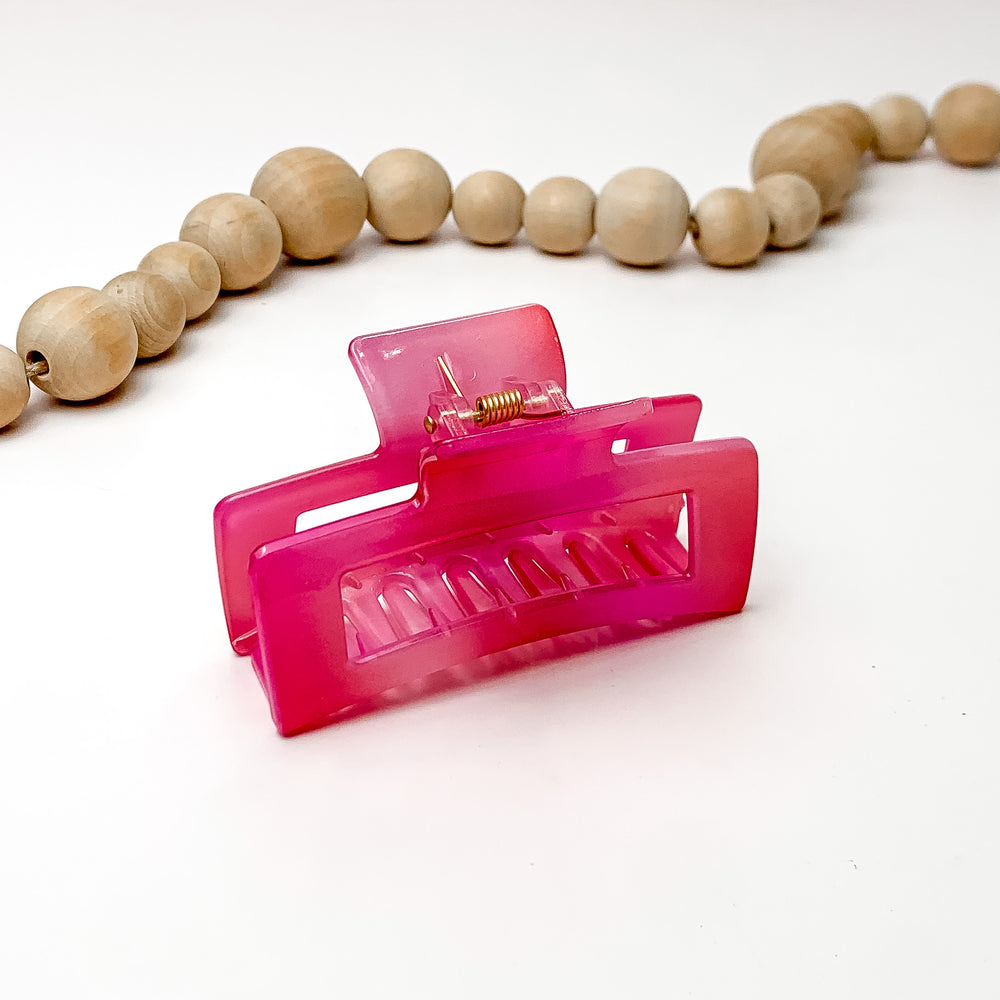 Girly Girl Hair Clips In Pink Marble - Giddy Up Glamour Boutique