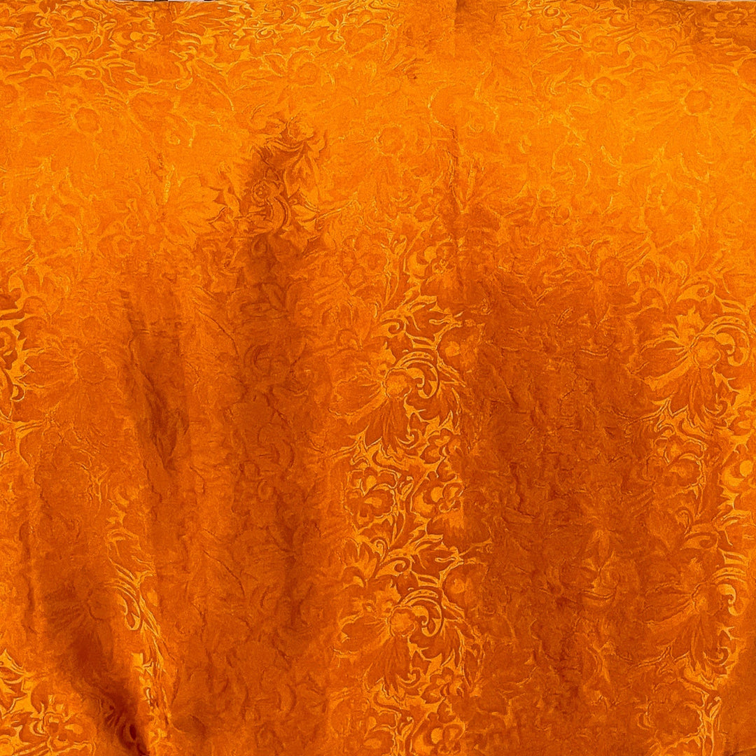 Mini Jacquard Silk Wild Rag in Copper