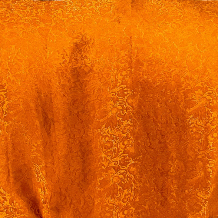 Mini Jacquard Silk Wild Rag in Copper