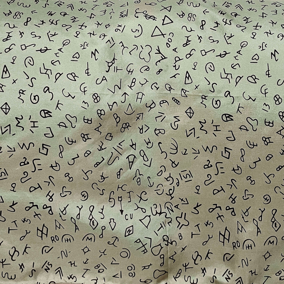 Wyoming Traders | Mini Branded Silk Wild Rag in Sage Green