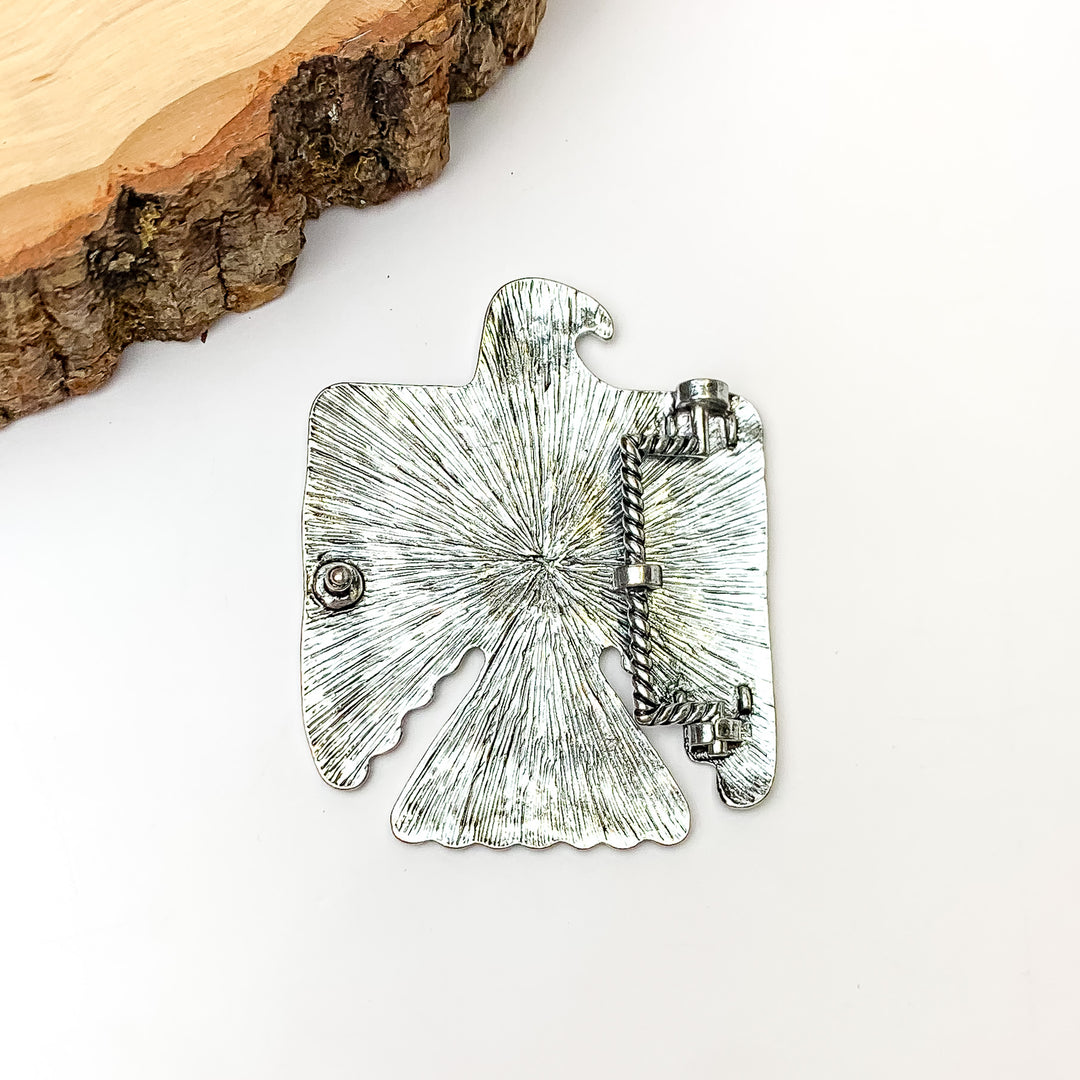 Free Bird Belt Buckle in Silver Tone - Giddy Up Glamour Boutique