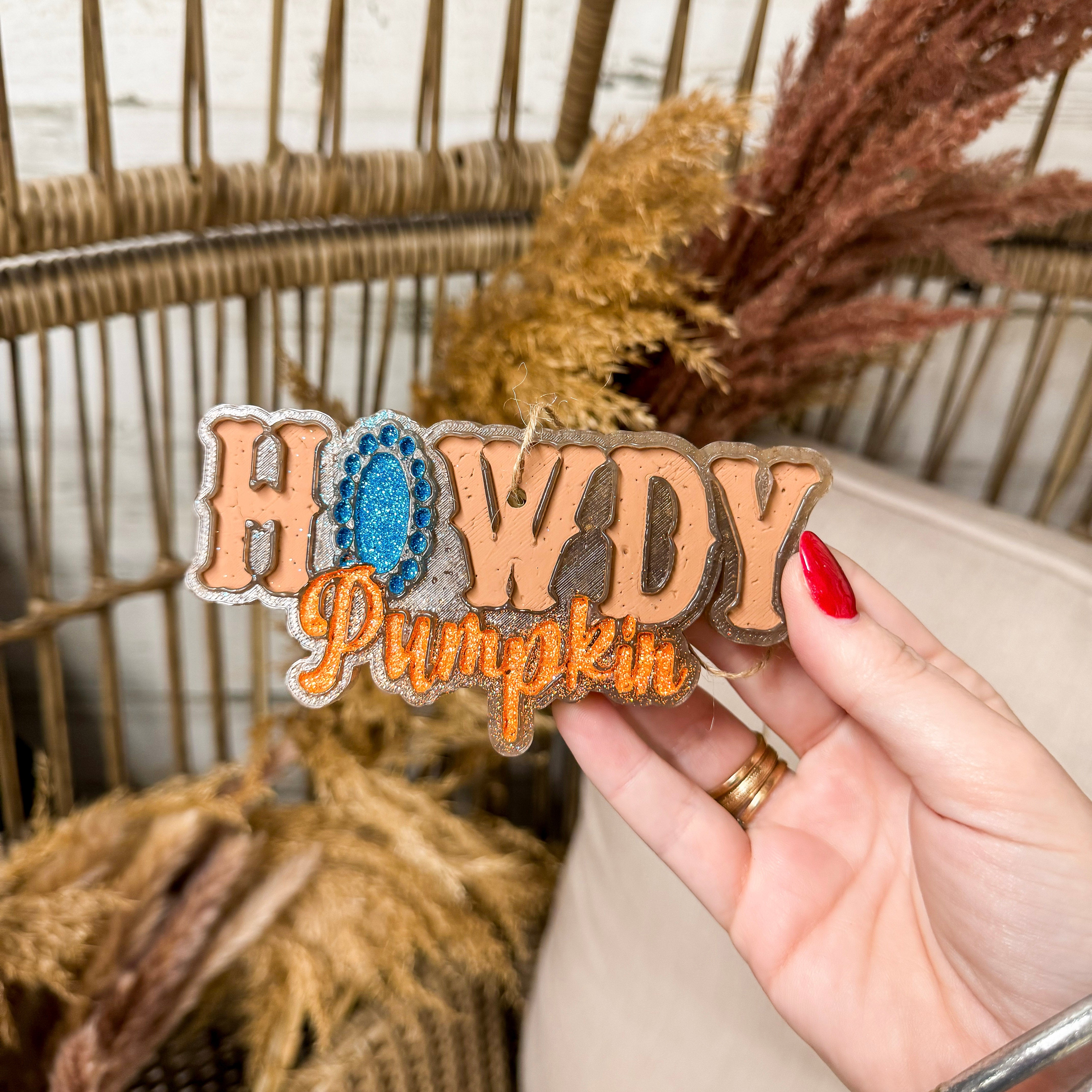 Howdy Pumpkin Car Freshie in Various Scents