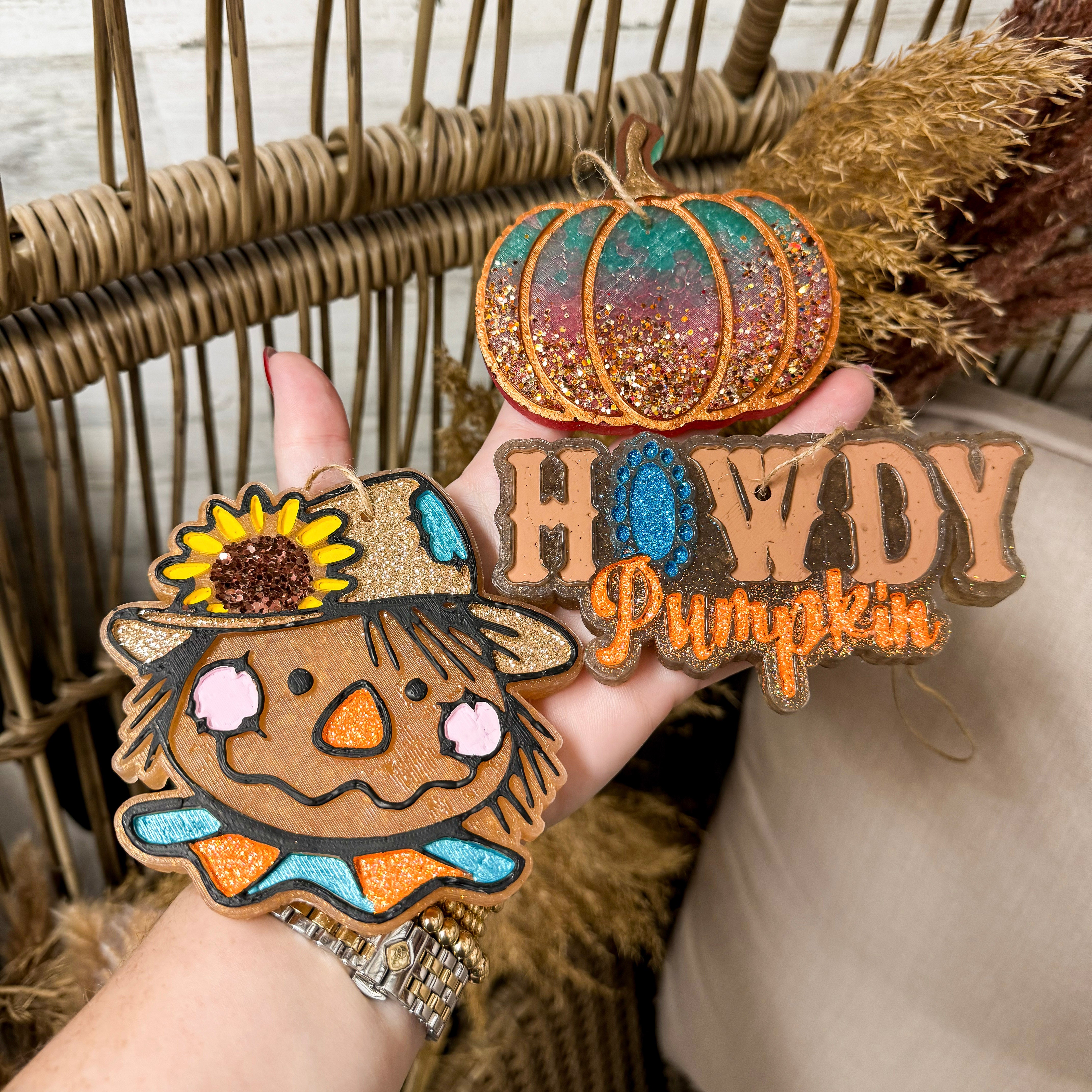 Howdy Pumpkin Car Freshie in Various Scents