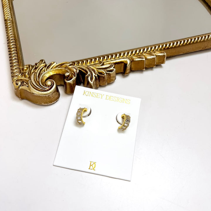 Kinsey Designs | Darcy Huggie Hoop in Gold