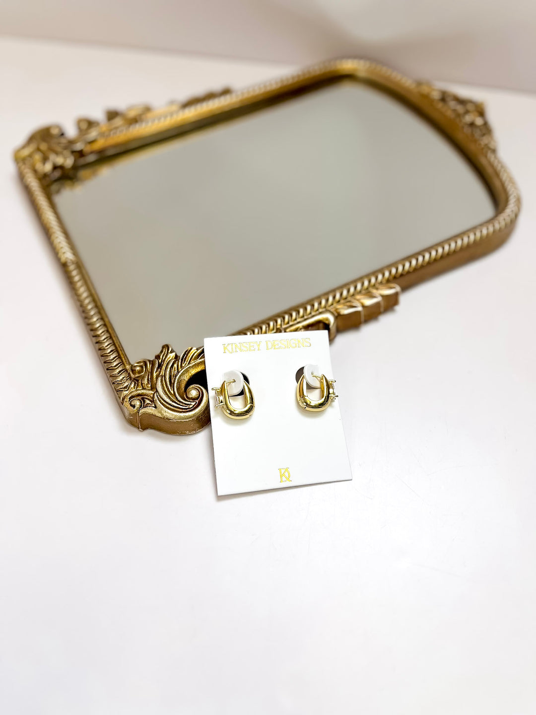 Kinsey Designs | Merrick Huggie Hoop in Gold