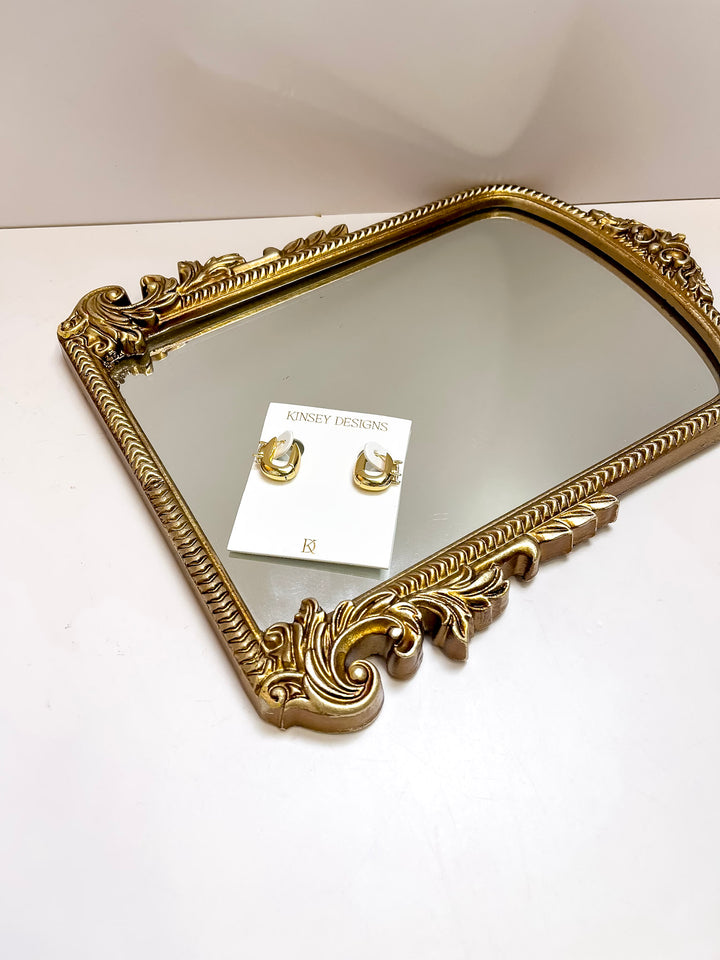 Kinsey Designs | Merrick Huggie Hoop in Gold