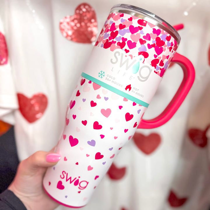 Swig | Falling in Love Mega Mug in 40 oz - Giddy Up Glamour Boutique