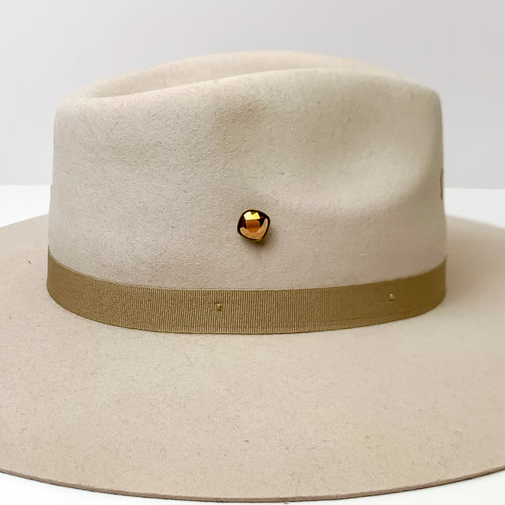 Pink Panache | Bronze Tone 12mm Hat Pin with Rose Gold Cushion Cut Crystal - Giddy Up Glamour Boutique