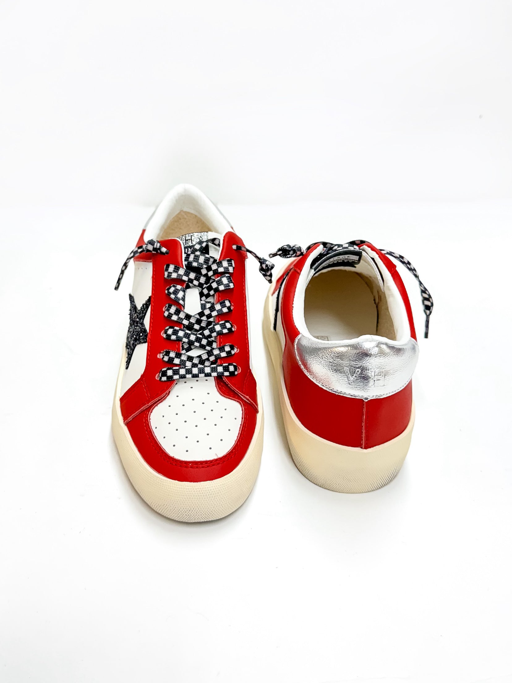 Vintage Havana | Reflex 12 Sneakers in Red Multi - Giddy Up Glamour Boutique