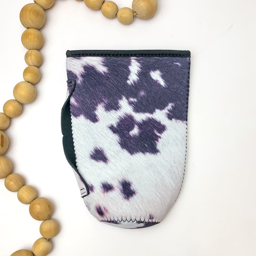 Cow Print Tumbler Drink Sleeve - Giddy Up Glamour Boutique