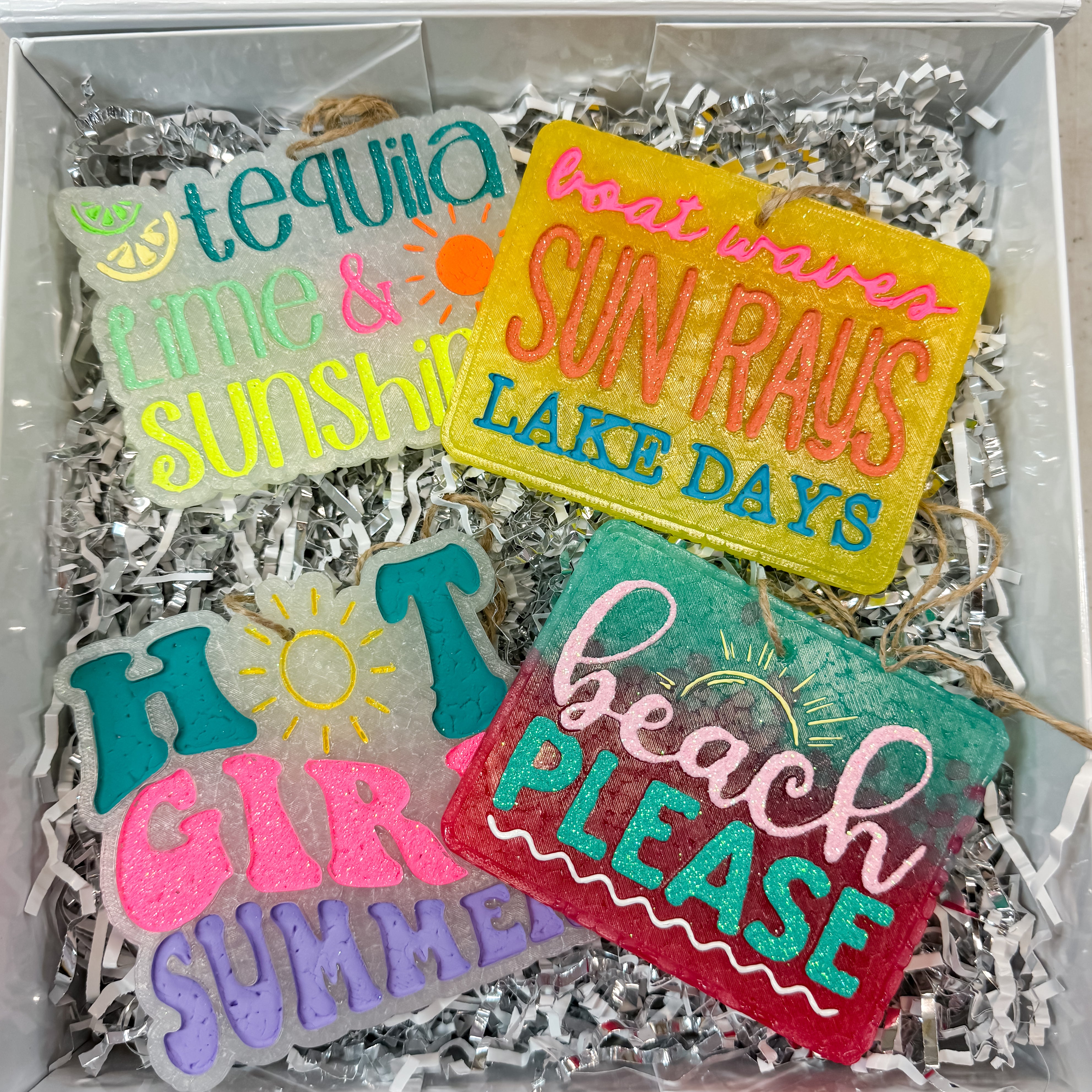 Beach Please Car Freshie in Various Scents - Giddy Up Glamour Boutique