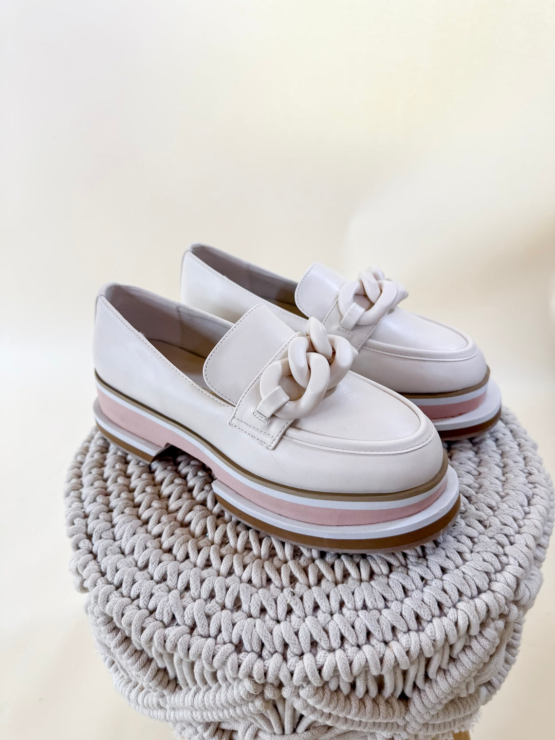 Matisse | Madison Platform Loafer in Bone Cream - Giddy Up Glamour Boutique