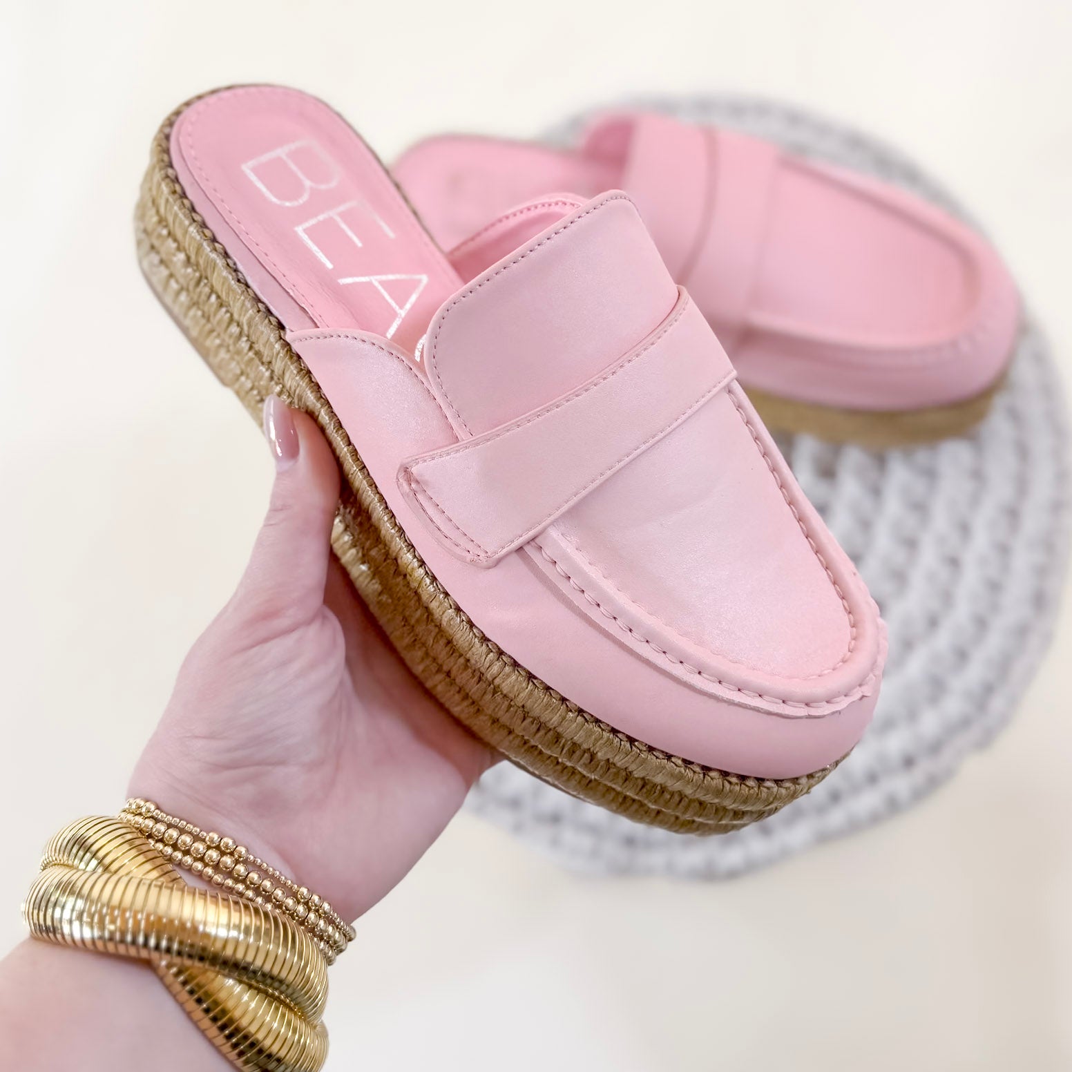 Matisse | Wren Platform Mule Loafer in Pink - Giddy Up Glamour Boutique