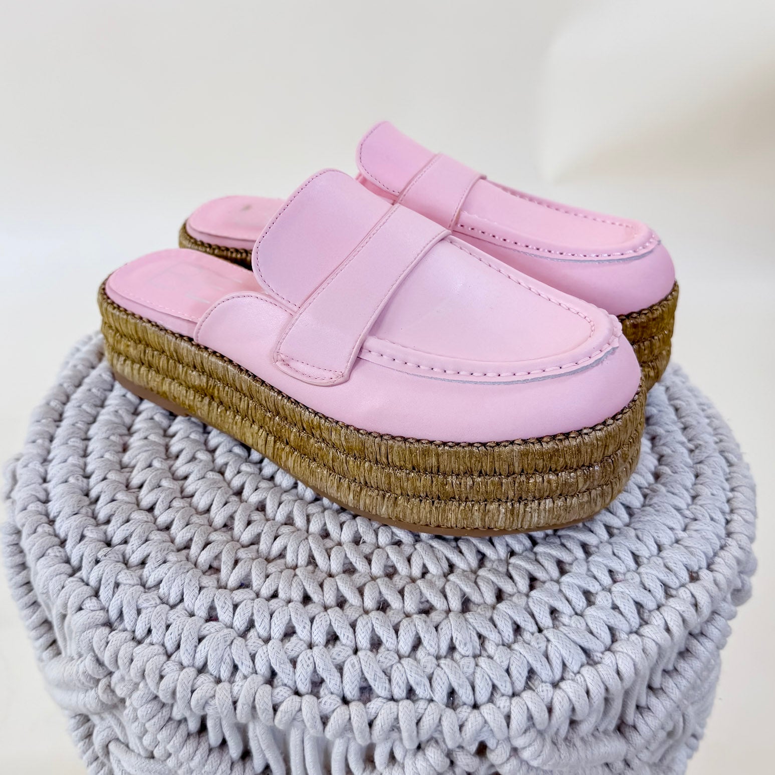 Matisse | Wren Platform Mule Loafer in Pink - Giddy Up Glamour Boutique