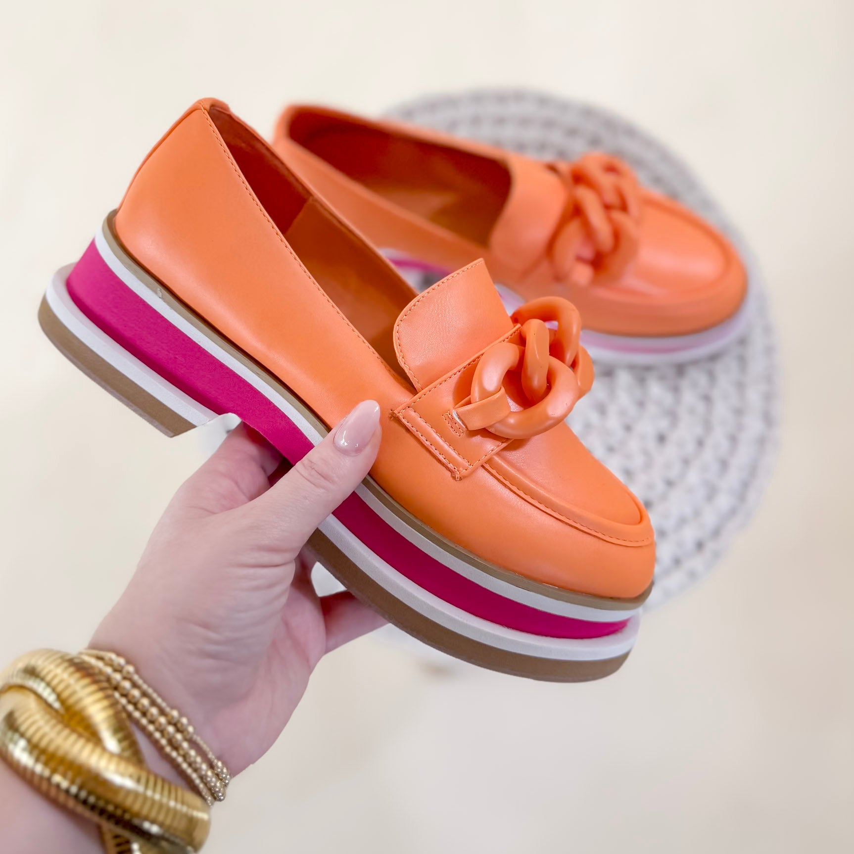 Matisse | Madison Platform Loafer in Orange Sorbet - Giddy Up Glamour Boutique