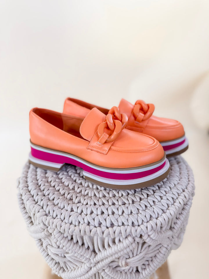 Matisse | Madison Platform Loafer in Orange Sorbet - Giddy Up Glamour Boutique