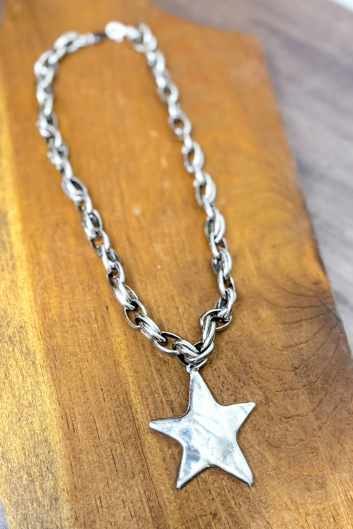Bracha | Star Shine Necklace in Silver