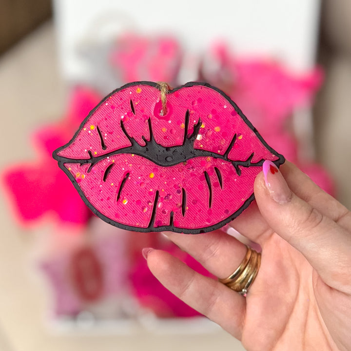 Pucker Up Lips Valentine Car Freshie in Various Scents