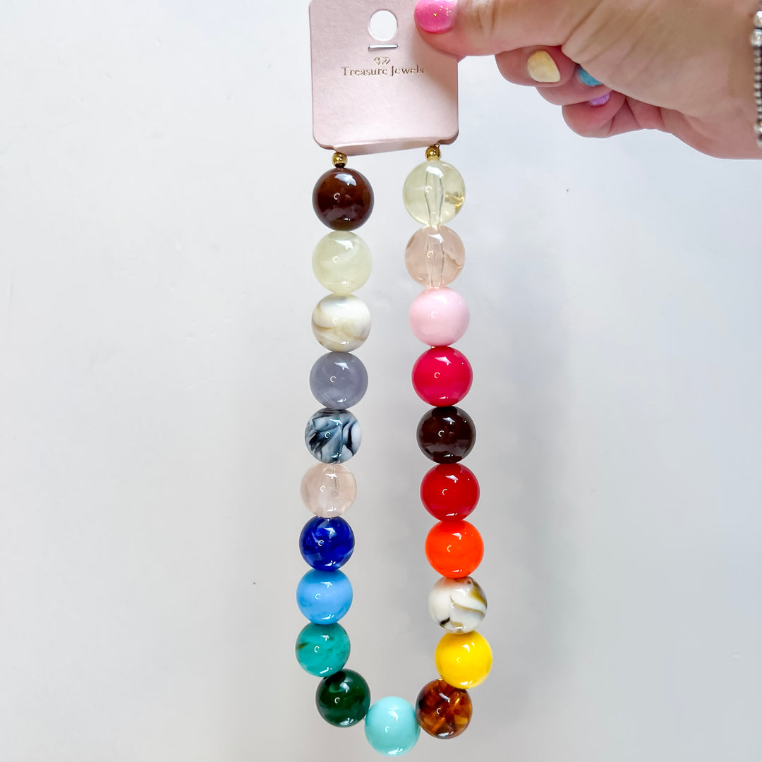GUG Original | Pop of Personality Beaded Necklace in Multiple Color Options