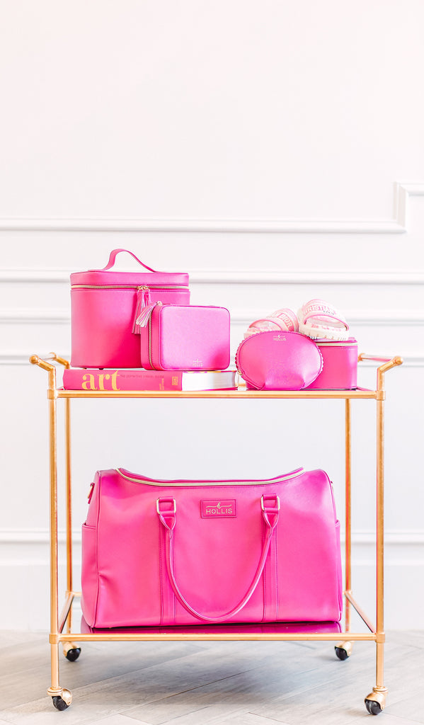 Hollis | Weekender Bag in Hot Pink