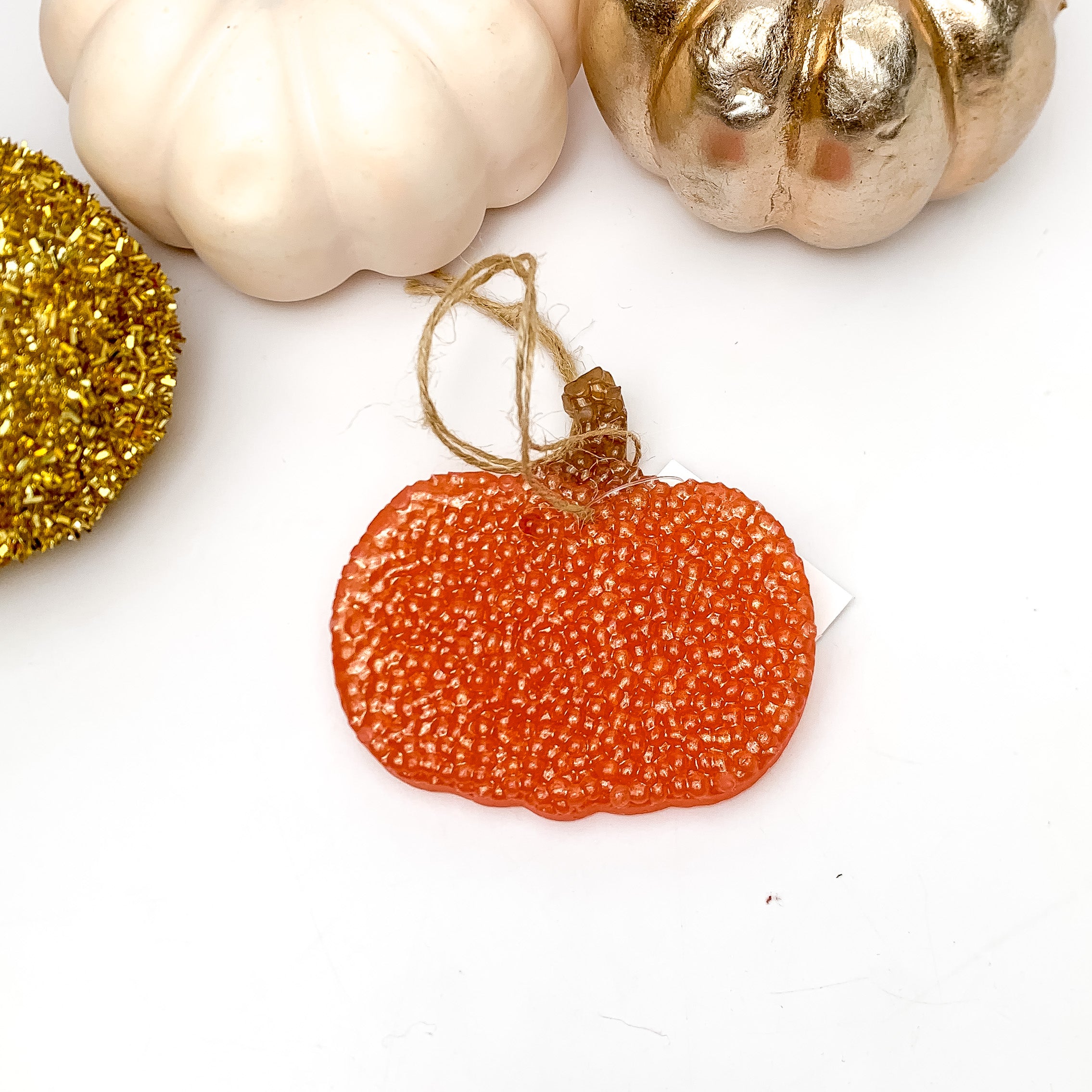 Two Toned Pumpkin Freshie in Creme Brulee - Giddy Up Glamour Boutique