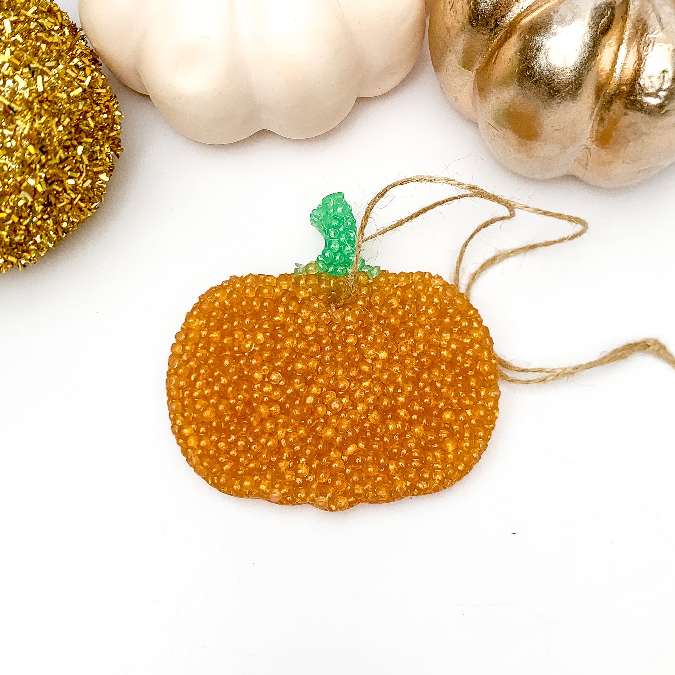 Two Toned Pumpkin Freshie in Creme Brulee - Giddy Up Glamour Boutique