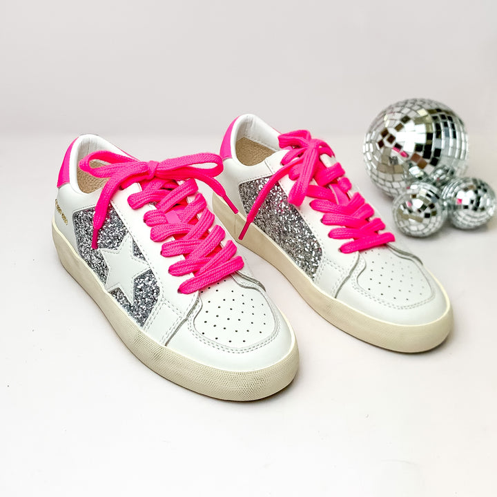 Vintage Havana | Positivity Sneakers in Pink Pop - Giddy Up Glamour Boutique
