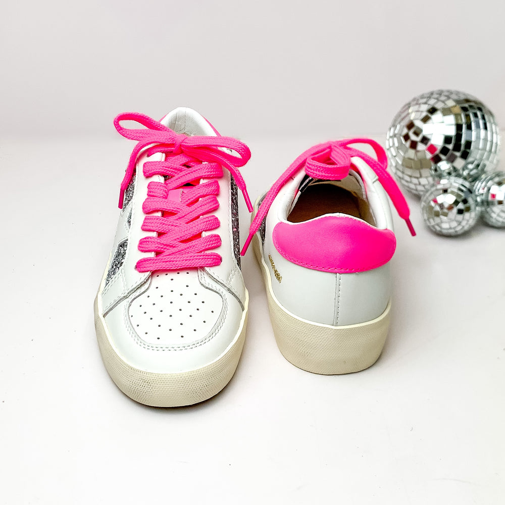 Vintage Havana | Positivity Sneakers in Pink Pop - Giddy Up Glamour Boutique