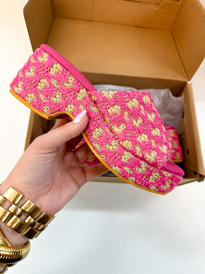 Matisse | Cruz Multi-Color Platform Sandal in Hot Pink - Giddy Up Glamour Boutique