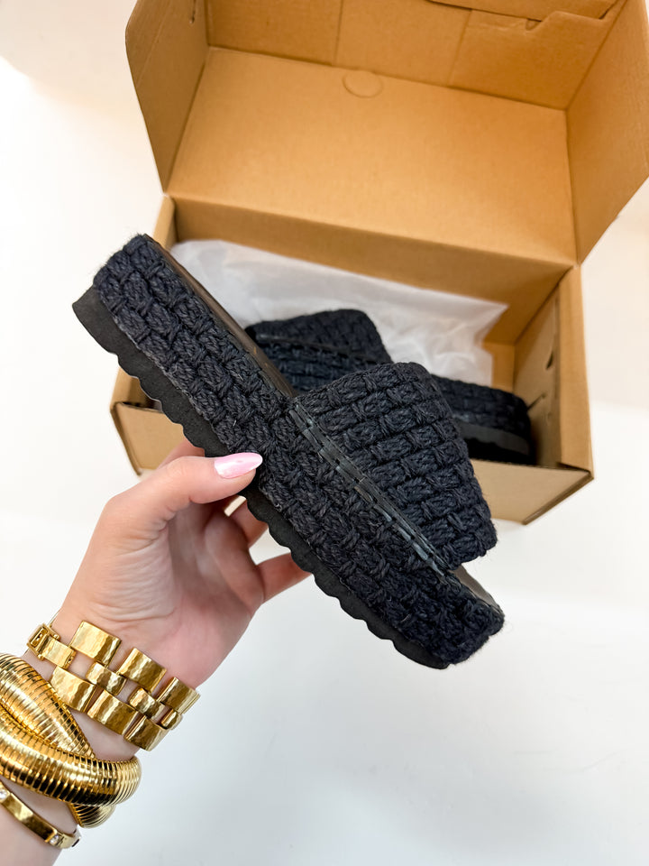 Matisse | Del Mar Platform Sandal in Ebony Black - Giddy Up Glamour Boutique