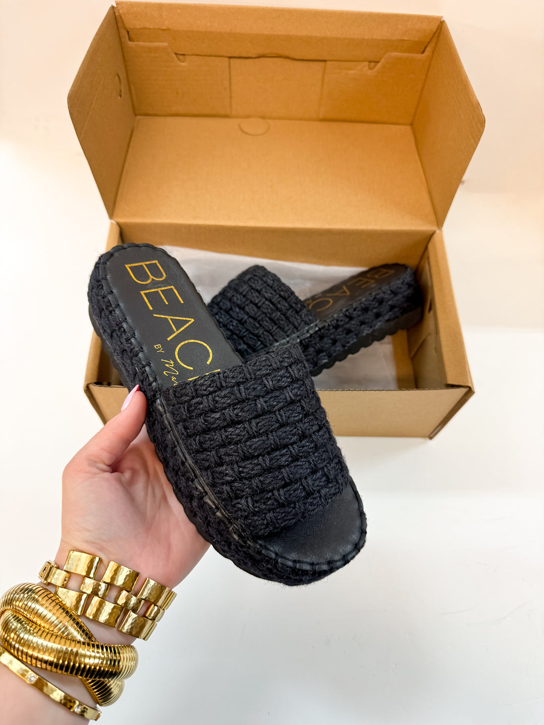 Matisse | Del Mar Platform Sandal in Ebony Black - Giddy Up Glamour Boutique